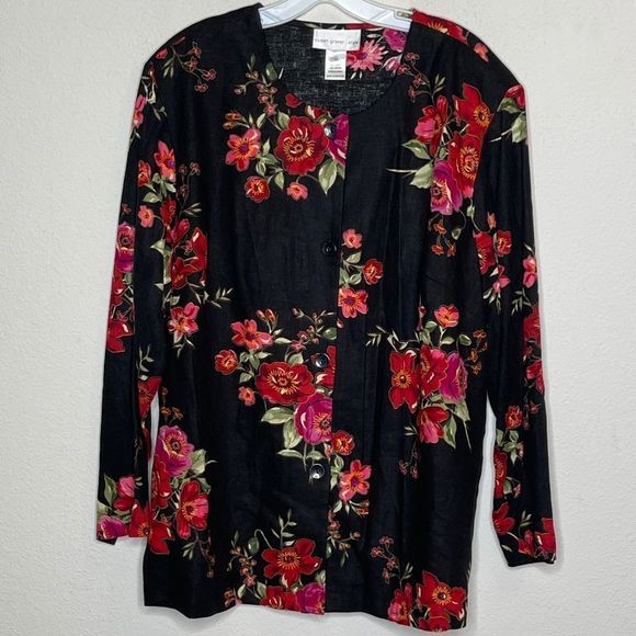 Vintage‎ Susan Graver Floral Skirt Set - Picture 2 of 11